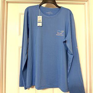 Vineyard Vines Stacked Whales Long Sleeve Rashguard Swimshirt NWT Size: XL